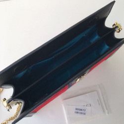 Dettagli perfetti Borsa a tracolla Ophidia Piccola 503879 Rosso