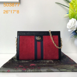 Dettagli perfetti Borsa a tracolla Ophidia Piccola 503879 Rosso