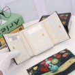 Alta gamma replica Dettagli perfetti Ophidia GG Wallet 523174 Bianco