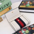 Alta gamma replica Dettagli perfetti Ophidia GG Wallet 523174 Bianco