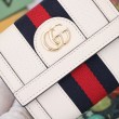 Alta gamma replica Dettagli perfetti Ophidia GG Wallet 523174 Bianco