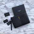 Dettagli perfetti YSL Saint Laurent Custodia per tablet Monogram Matelasse nera Dettagli perfetti YSL Saint Laurent Custodia per tablet Monogram Matelasse nera