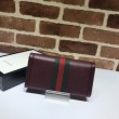 Qualità superiore replica Ophidia Continental Portafoglio 523153 Claret