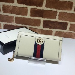 Alta gamma replica Ophidia Zip Around Portafoglio 523154 Bianco imitazioni perfette