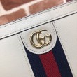 Alta gamma replica Ophidia Zip Around Portafoglio 523154 Bianco