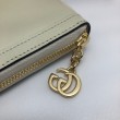 Alta gamma replica Ophidia Zip Around Portafoglio 523154 Bianco