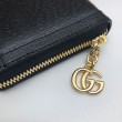Alta gamma replica Ophidia Zip Around Portafoglio 523154 Nero