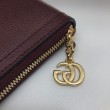 Qualità superiore replica Ophidia Zip Around Portafoglio 523154 Rosso