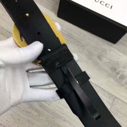 Replica Alta Qualità Pari all'originale replica Cinture con fibbia a doppia G Nero