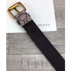 Qualità superiore replica Tiger stampa GG Supreme cintura Caffè