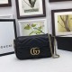GG Marmont matelasse Borsa in pelle Super Mini 476433 Nero GG Marmont matelasse Borsa in pelle Super Mini 476433 Nero