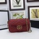 GG Marmont matelasse Borsa in pelle Super Mini 476433 Rosso GG Marmont matelasse Borsa in pelle Super Mini 476433 Rosso