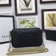 GG Marmont matelasse Borsa in pelle Super Mini 476433 Nero GG Marmont matelasse Borsa in pelle Super Mini 476433 Nero