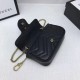 GG Marmont matelasse Borsa in pelle Super Mini 476433 Nero GG Marmont matelasse Borsa in pelle Super Mini 476433 Nero