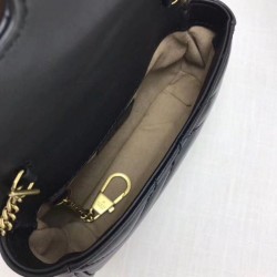 GG Marmont matelasse Borsa in pelle Super Mini 476433 Nero GG Marmont matelasse Borsa in pelle Super Mini 476433 Nero
