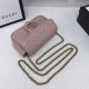 GG Marmont matelasse Borse Imitazioni in pelle Super Mini 476433 Rosa GG Marmont matelasse Borse Imitazioni in pelle Super Mini 476433 Rosa