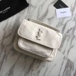 Borsa YSL Saint Laurent Niki catena media bianca