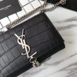 Borse YSLSaint Laurent Piccolo Kate Monogram Nappa in nappa nera Borse YSLSaint Laurent Piccolo Kate Monogram Nappa in nappa nera