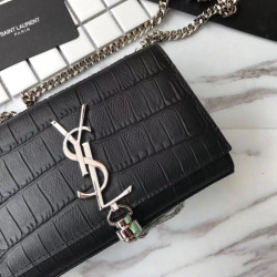 Borse YSLSaint Laurent Piccolo Kate Monogram Nappa in nappa nera