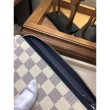 Pari all'originale replica Dettagli perfetti Portafoglio Zippy Vertical Damier Coastline N62632