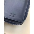 Pari all'originale replica Dettagli perfetti Portafoglio Zippy Vertical Damier Coastline N62632