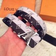 Pari all'originale replica Initiales 40mm Cinturino Monogram Argento MP034Q