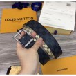 Qualità superiore replica M0040Q Reverso 40mm Damier Azur e Damier Graphite Canvas Buckle