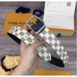 Qualità superiore replica M0040Q Reverso 40mm Damier Azur e Damier Graphite Canvas Buckle
