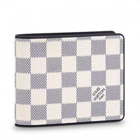 Alta gamma replica Multiple Wallet Damier Coastline N60121