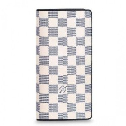 Replica Alta Qualità Dettagli perfetti Portafoglio Brazza Damier Coastline N63506