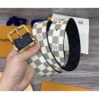 Qualità superiore replica Reverso 40mm Damier Azur e Damier Graphite Canvas Gold Buckle