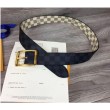 Qualità superiore replica Reverso 40mm Damier Azur e Damier Graphite Canvas Gold Buckle