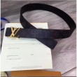 Supreme x Monogram Belt Fibbia in oro nero