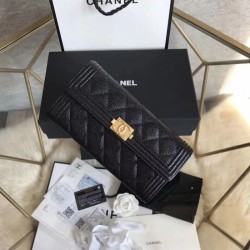 Boy Clutch Classic Quilted Portafoglio Nero