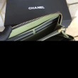 Alta gamma replica Boy Zip Around Portafoglio Cowhide Nero