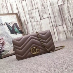 GG Marmont Studs Mini Borse Replica a Tracolla 488426 Nude