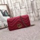 GG Marmont Studs Mini Borsa a Tracolla 488426 Rosso