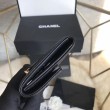 Imitazione Boy Classic Clutch Cowhide Portafoglio Nero