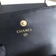 Imitazione Boy Classic Clutch Cowhide Portafoglio Nero