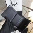 Imitazione Boy Classic Clutch Cowhide Portafoglio Nero