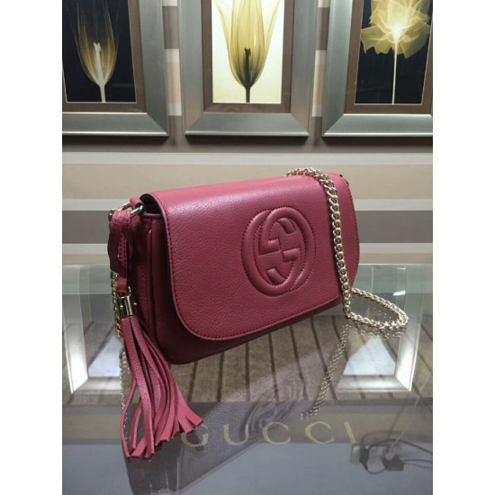 GG Marmont Mini Borse a Tracolla Rosso