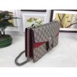 Dionysus GG Supreme borsa a tracolla 400249 Rosso