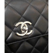 Borsa Flap con manico superiore A92236 Nero Borsa Flap con manico superiore A92236 Nero