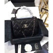 Borsa Flap con manico superiore A92236 Nero Borsa Flap con manico superiore A92236 Nero