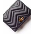 Qualità superiore replica GG Marmont Card Case 443125 Nero