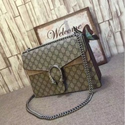 Replica Alta Qualità Dionysus GG Supreme borsa a tracolla khaki 403348