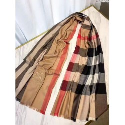 Riproduzione Fedele Pari all'originale replica Cammello di sciarpa di Cashmere Grande Check Classic imitazioni Replica Alta Qualità Pari all'originale replica Cammello di sciarpa di Cashmere Grande Check Classic