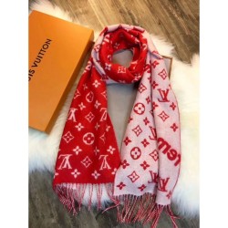 Replica Alta Qualità falso X Superme Sciarpa Cachemire Rosso