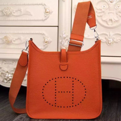 Borsa Hermes Evelyne II TPM e III PM Arancione