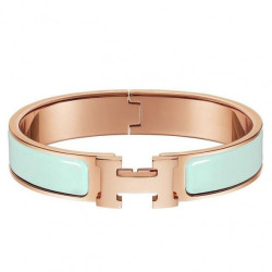 Bracciale Hermes Aqua Enamel Clic H PM